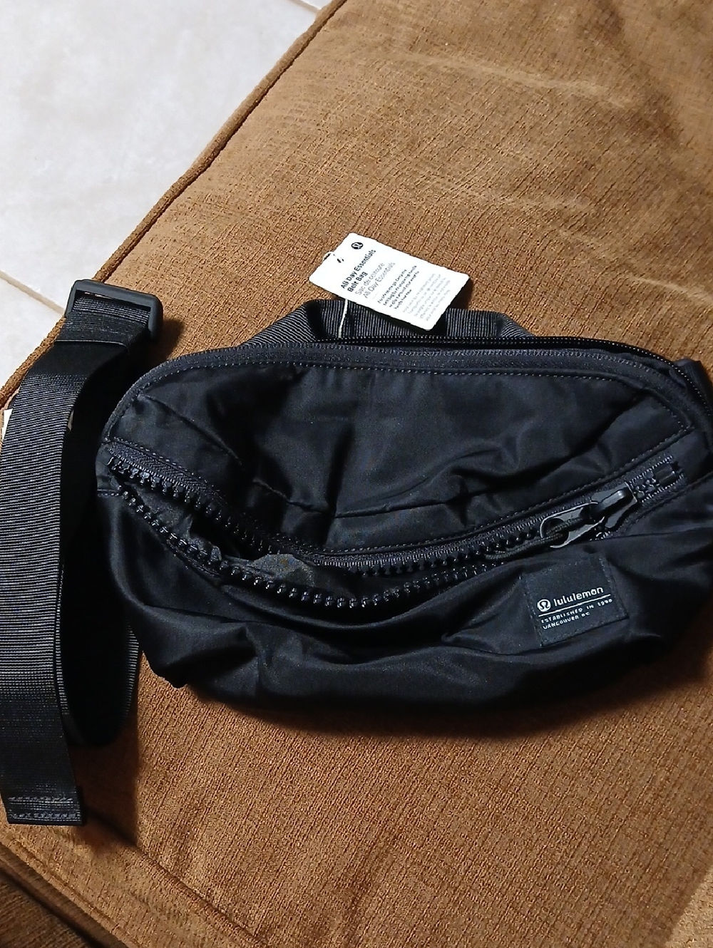 lululemon athletica Black Waist Pack Belt Bag